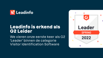 Leadinfo is erkend als hoogste categorie ‘Leader’ in G2 rapport